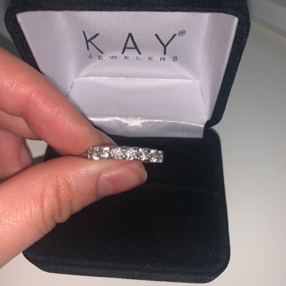 1 ct tw 14kw diamond band / ring. - Picture 6 of 6